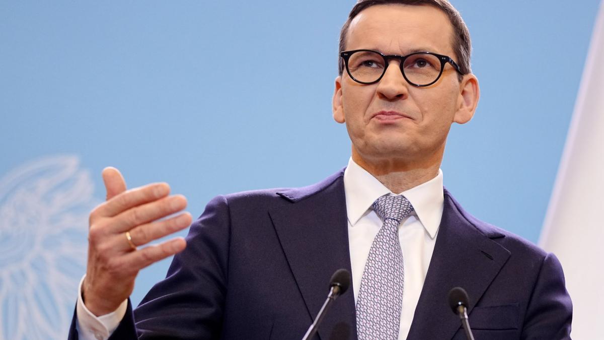 premierul polonez Mateusz Morawiecki