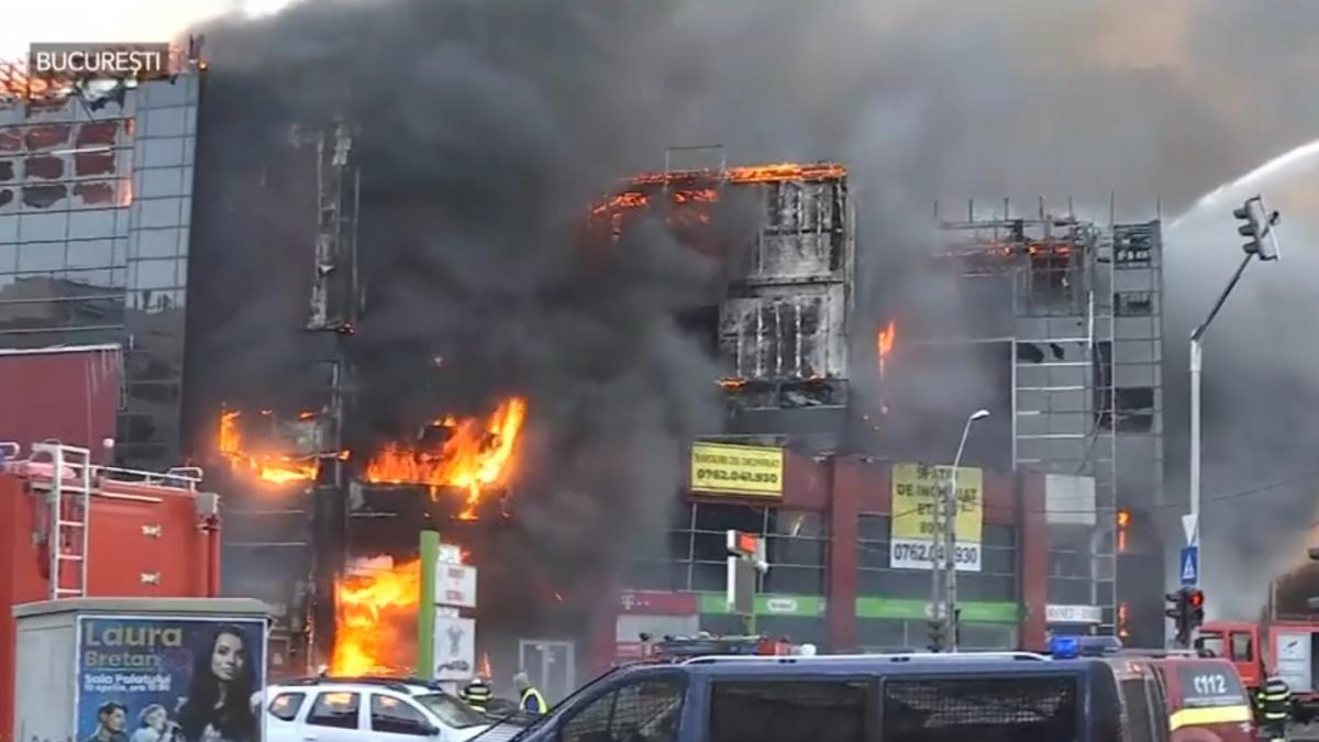 ancheta incendiu centru comercial bucuresti