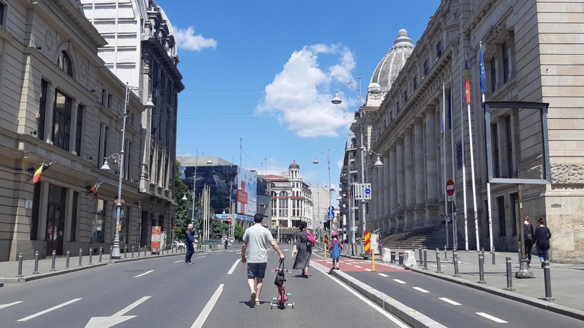 calea victoriei pietonala