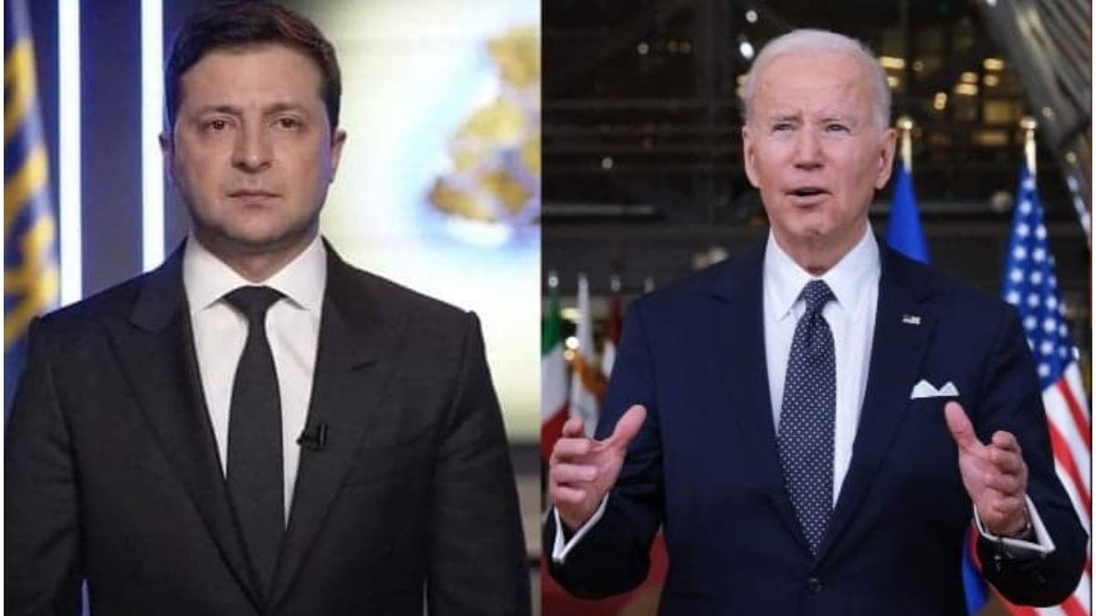 Volodimir Zelenski Joe Biden