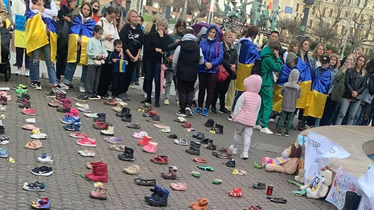 miting piata universitatii bucuresti 2 aprilie 2022 razboi ucraina