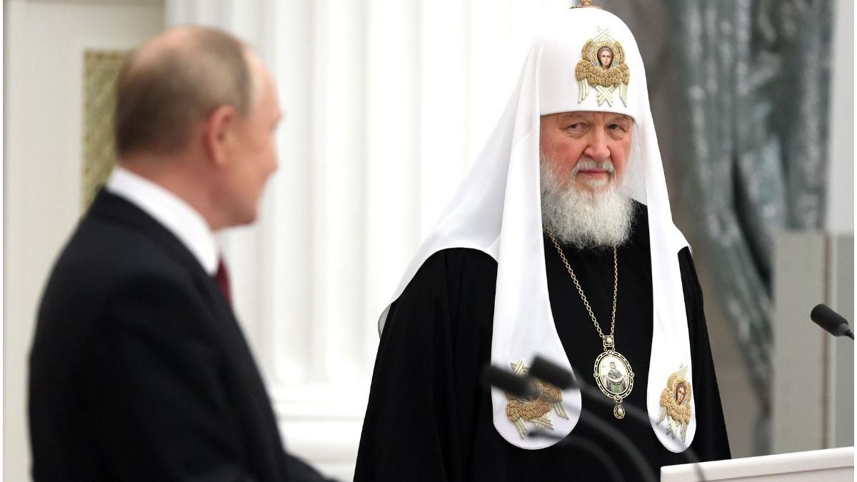 Patriarhul Kirill al Rusiei ?i Vladimir Putin