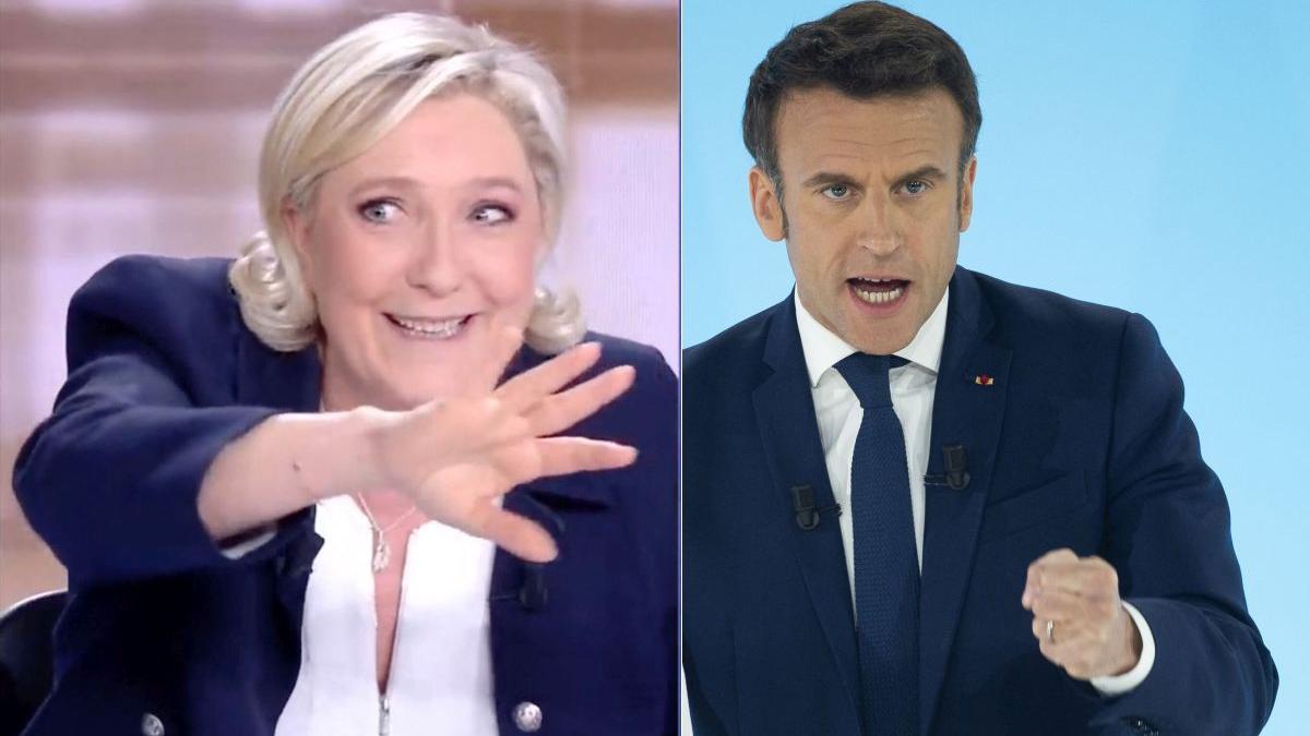 Le Pen Macron