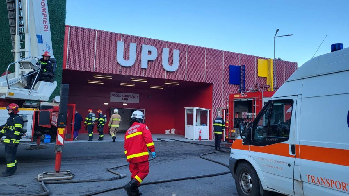 Incendiu la Spitalul Bagdasar-Arseni din București