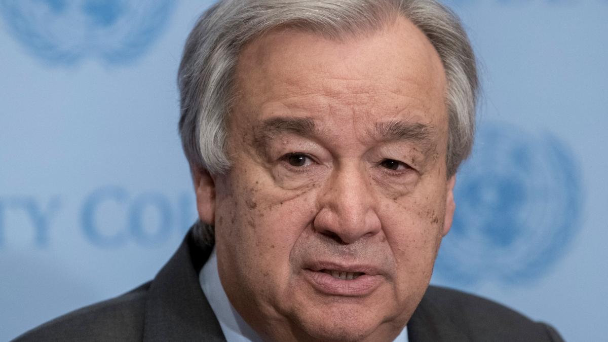 Antonio Guterres Secretar general ONU