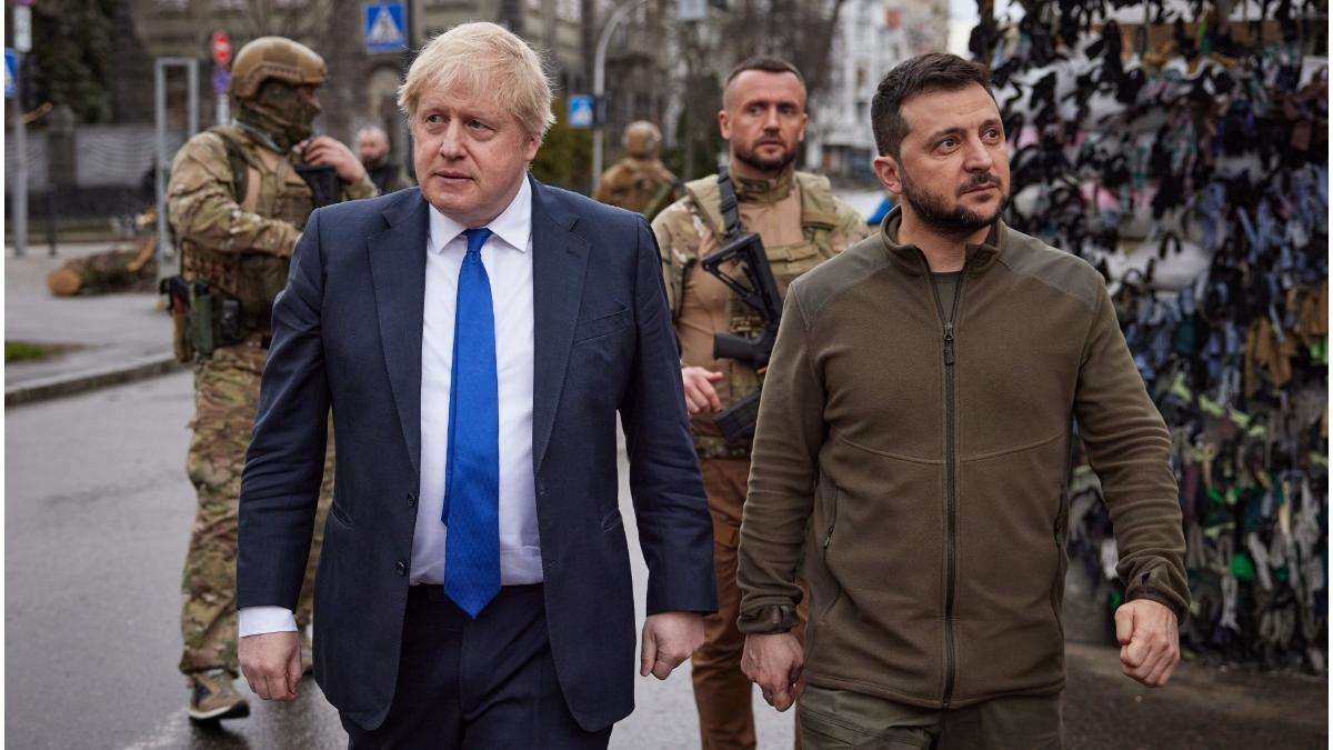 Boris Johnson, Volodimir Zelenski