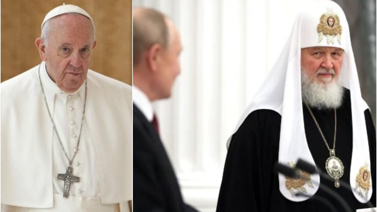 Papa Francisc, dispus să meargă la Moscova: "Kirill nu poate deveni băiatul de altar al lui Putin"