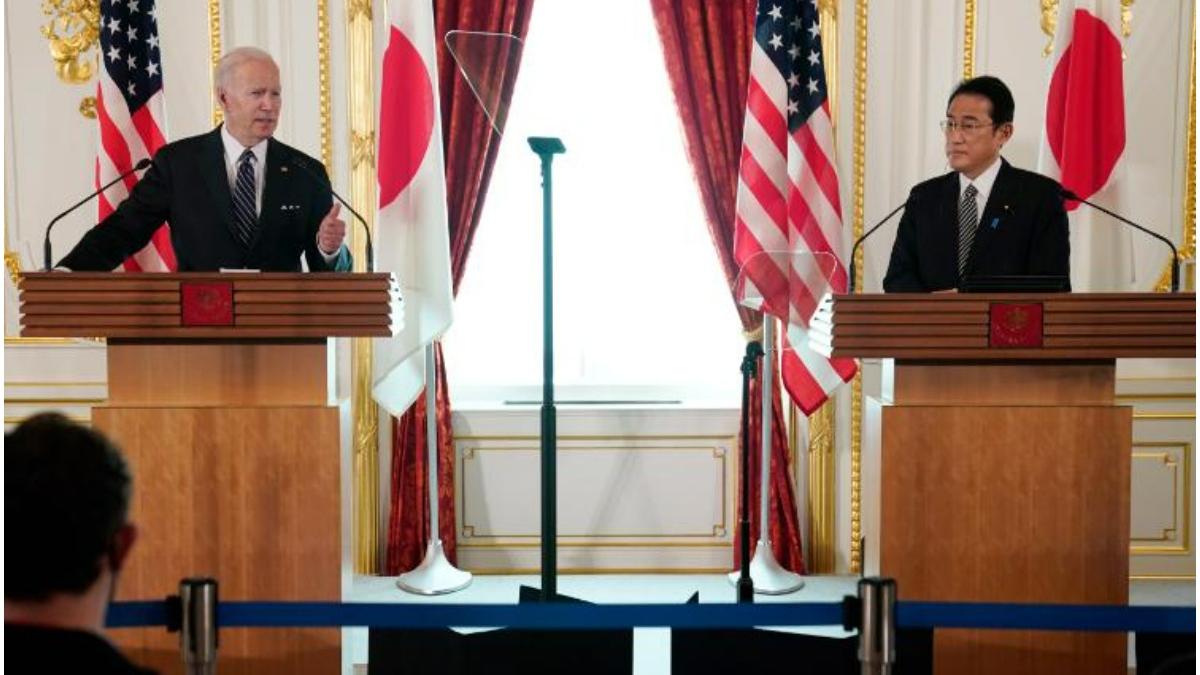 Joe Biden ?i premierul Japoniei Fumio Kishida