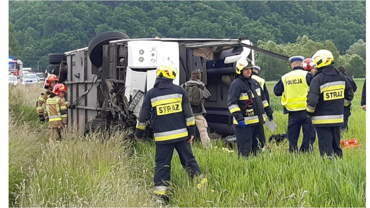 accident autobuz polonia