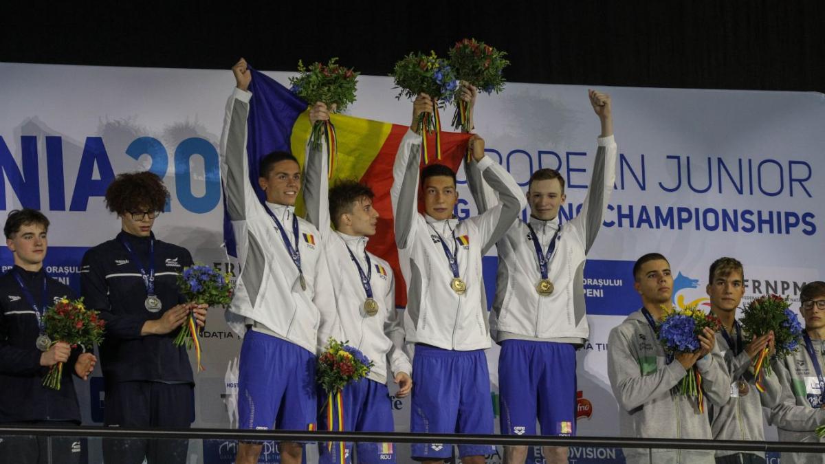 stafeta campionat inot