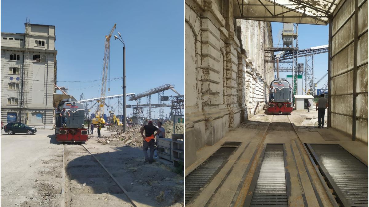 tren linia ferta Podul galati