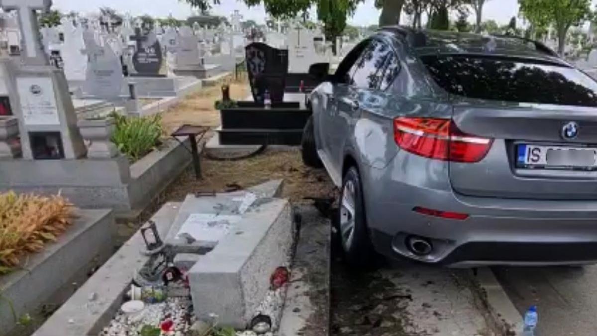 sofer bmw accident cimitir iasi 9 iulie 2022