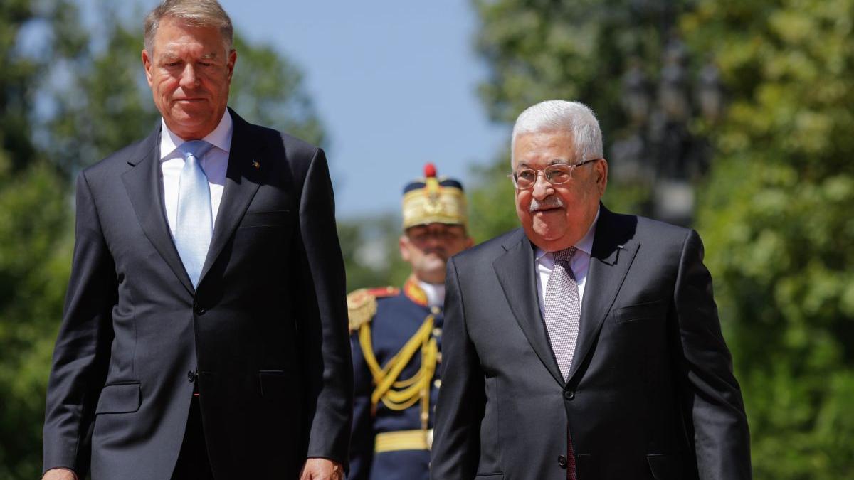 mahmoud abbas palestina klaus iohannis bucuresti 19 iulie 2022