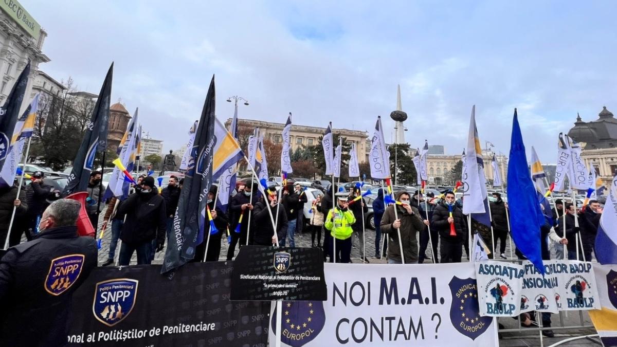 protest politisti