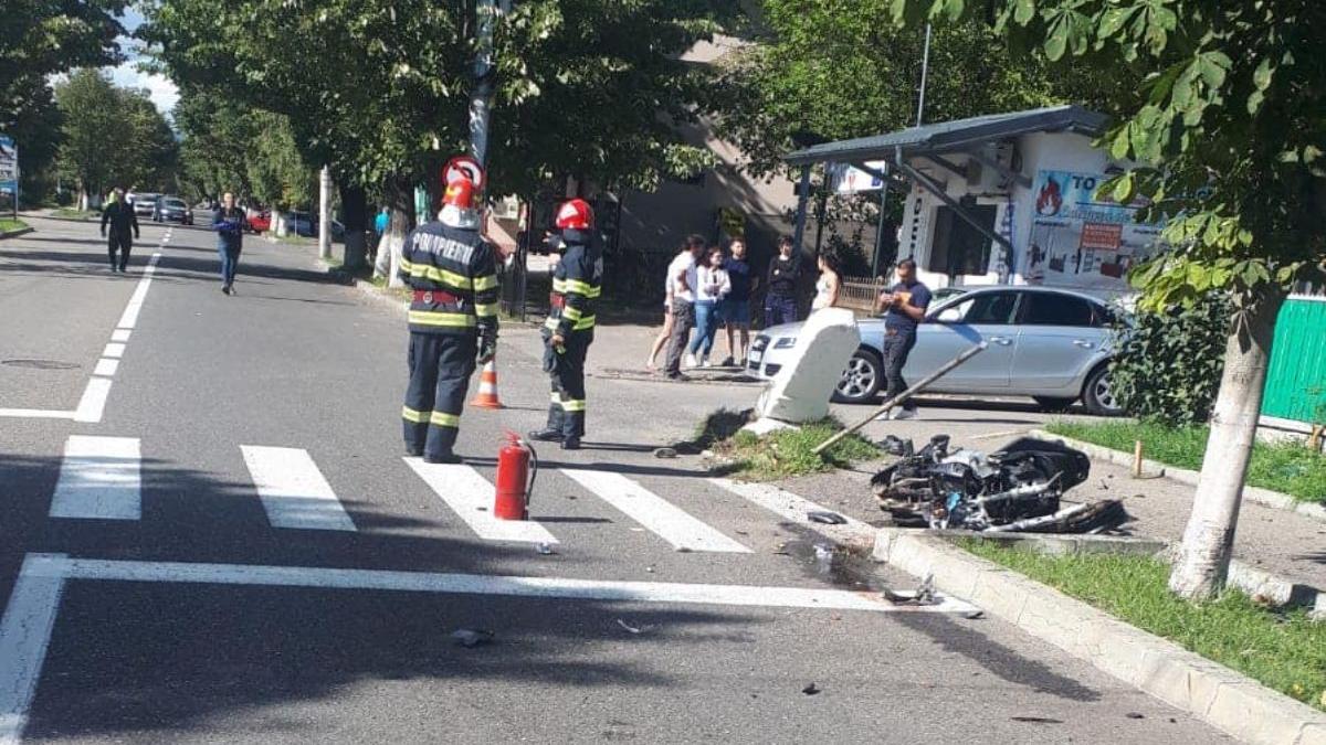 accident motocicleta campina 18 septembrie 2022