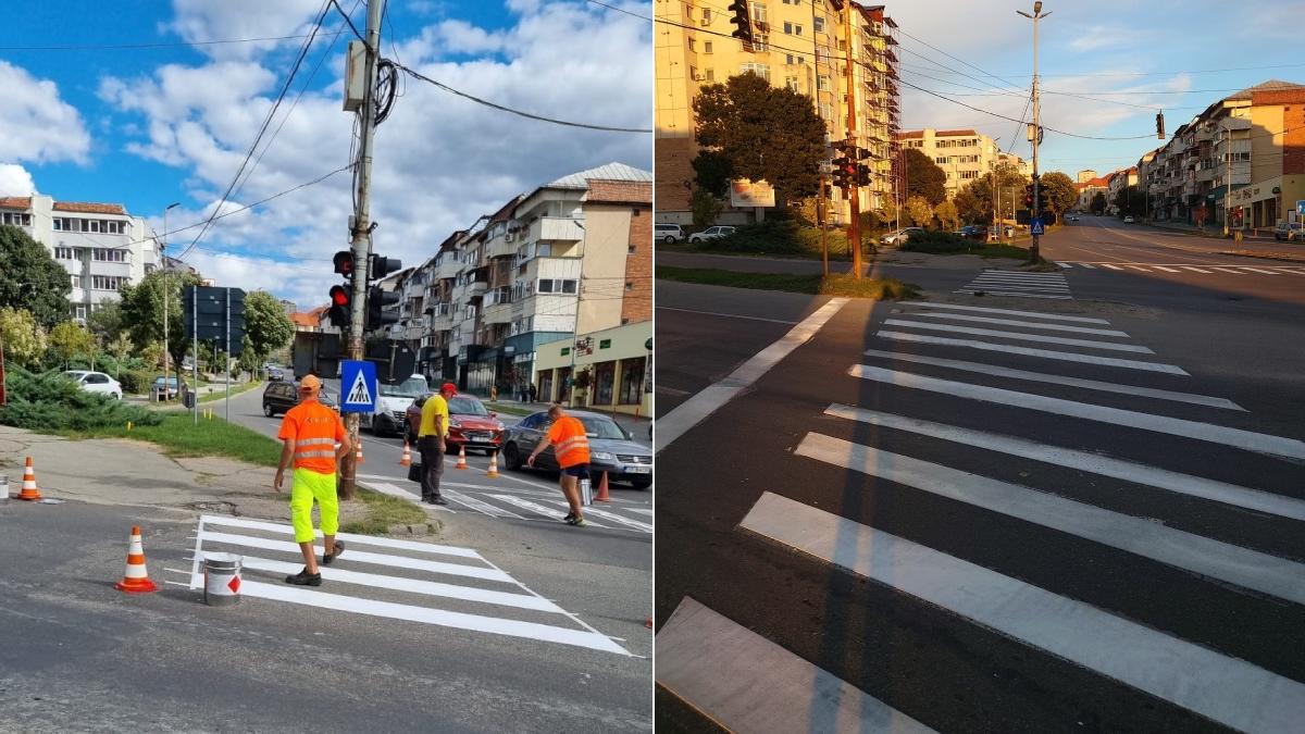 trecere pietoni stalp slatina