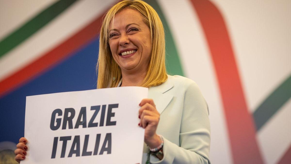 La prima reazione dell'”estremista” Giorgia Meloni dopo la vittoria elettorale in Italia