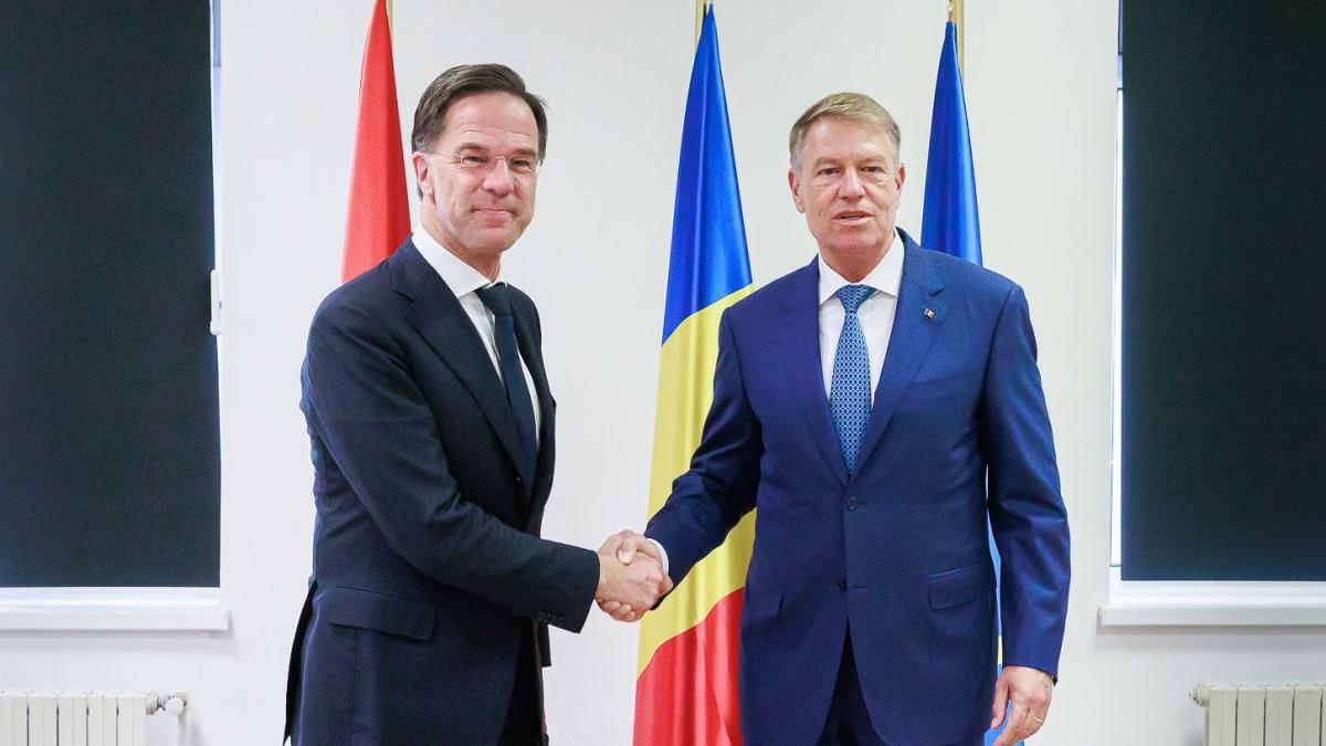 Iohannis si Rutte