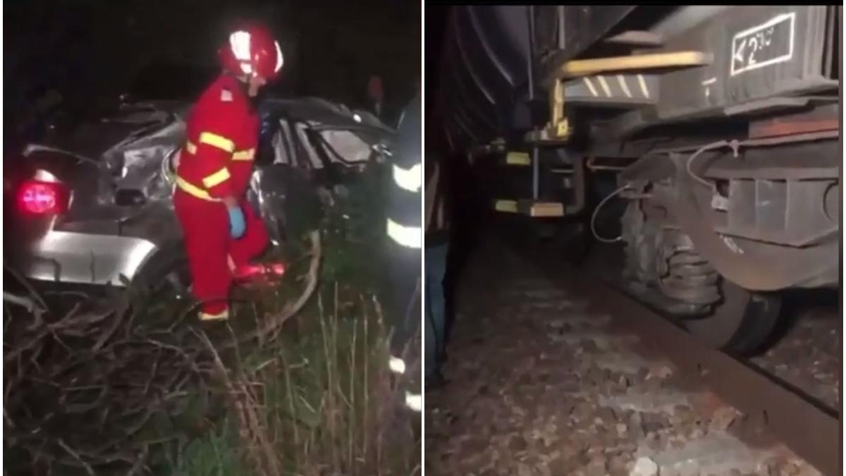 barbat filmat masina tren sinucidere lugoj