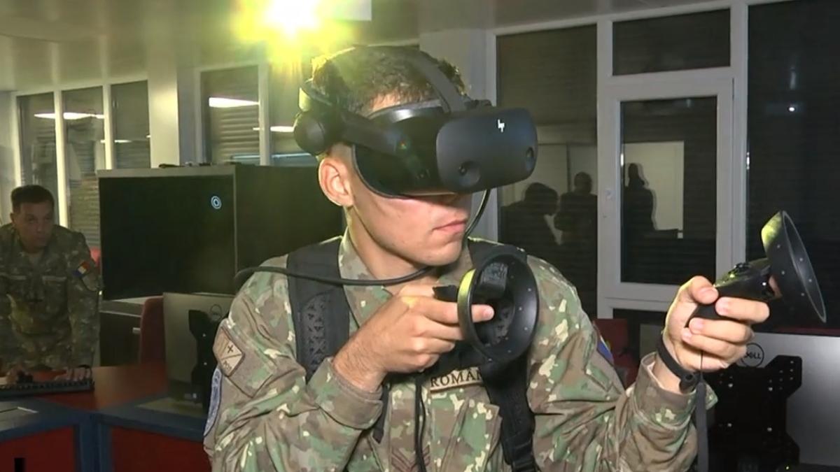 academie militarii romani antrenament poligon virtual sibiu