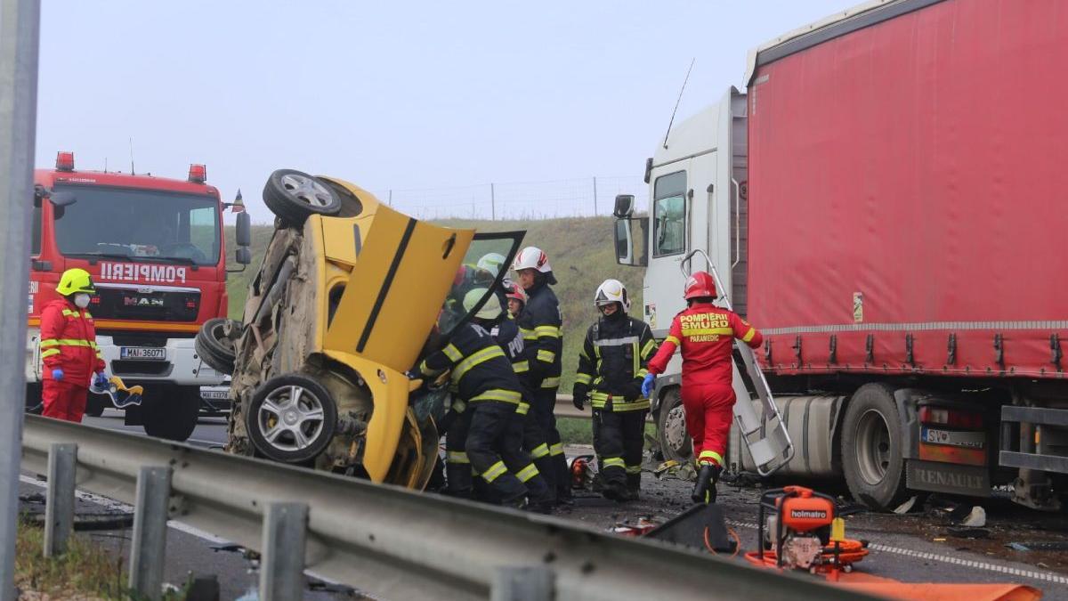 accident autostrada a3 cluj 13 noiembrie 2022