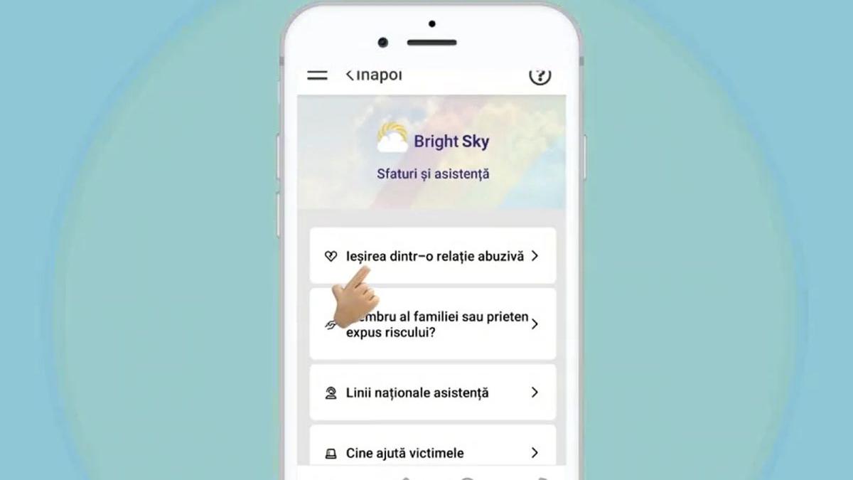 bright sky singura aplicatie gratuita care vine in sprijinul victimelor violentei domestice