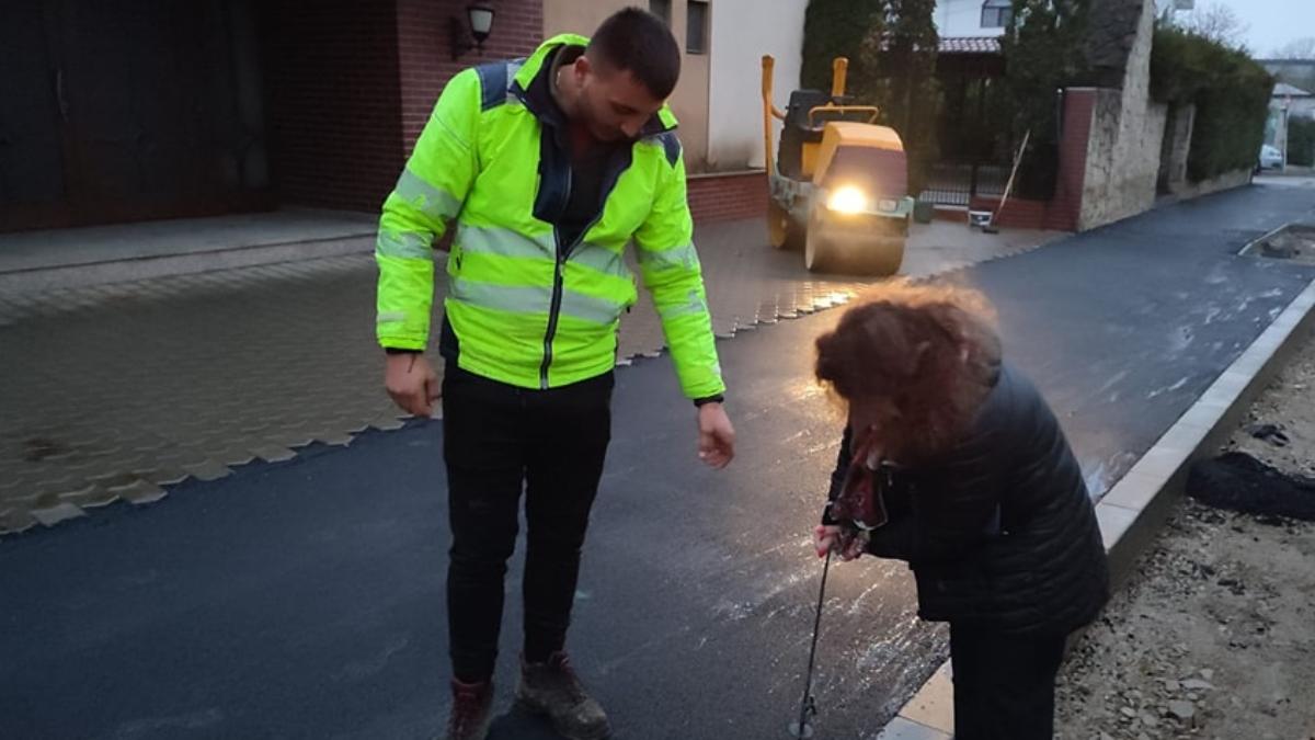 trotuar asfaltat pe lapovita in focsani reactia transanta a autoritatilor