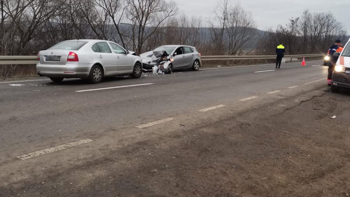 accident rutier depasire masini sibiu victime copii raniti