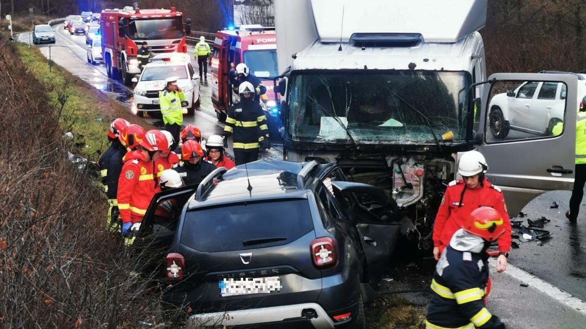 accident dn1 brasov