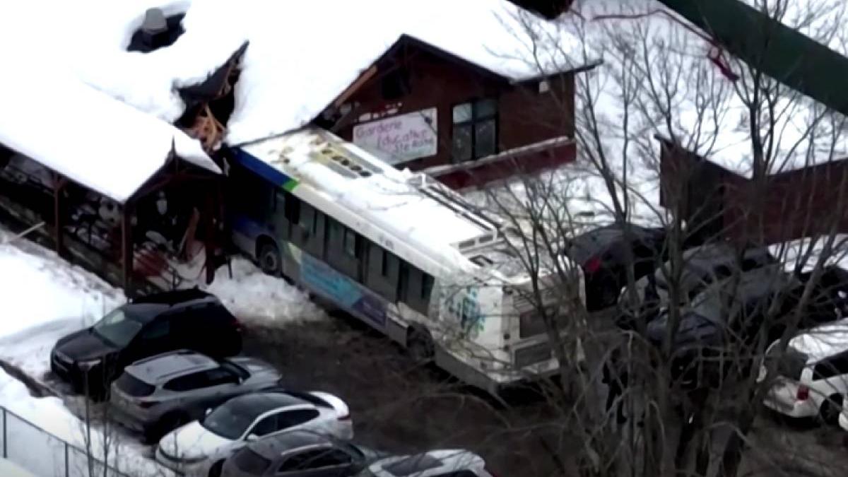 autobuz intrat in gradinita canada