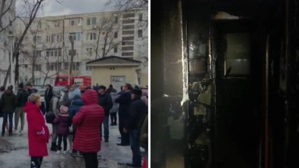 incendiu bloc galati