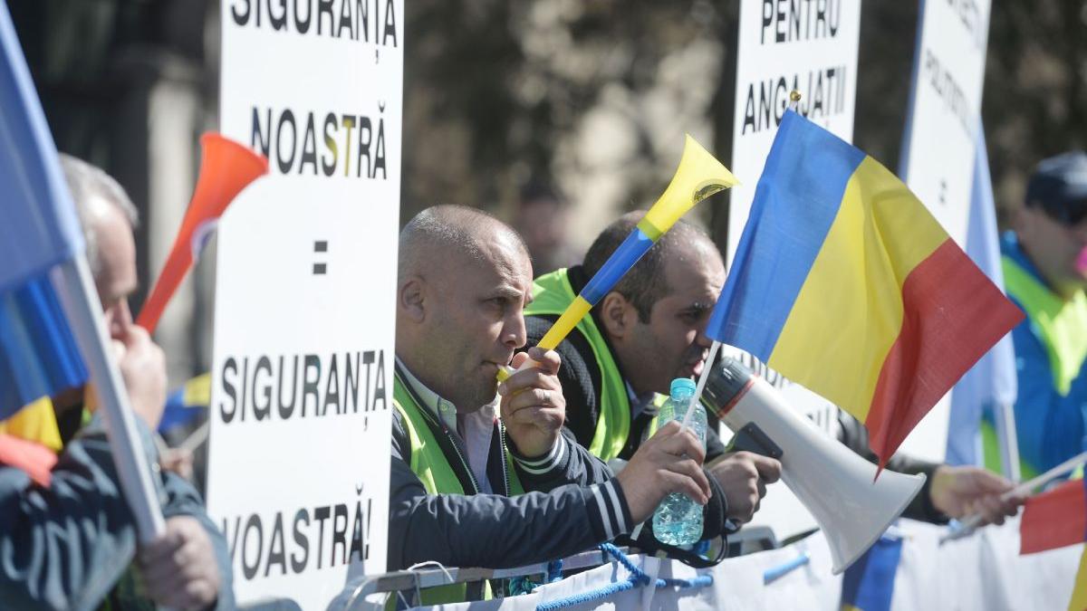 protest politisti