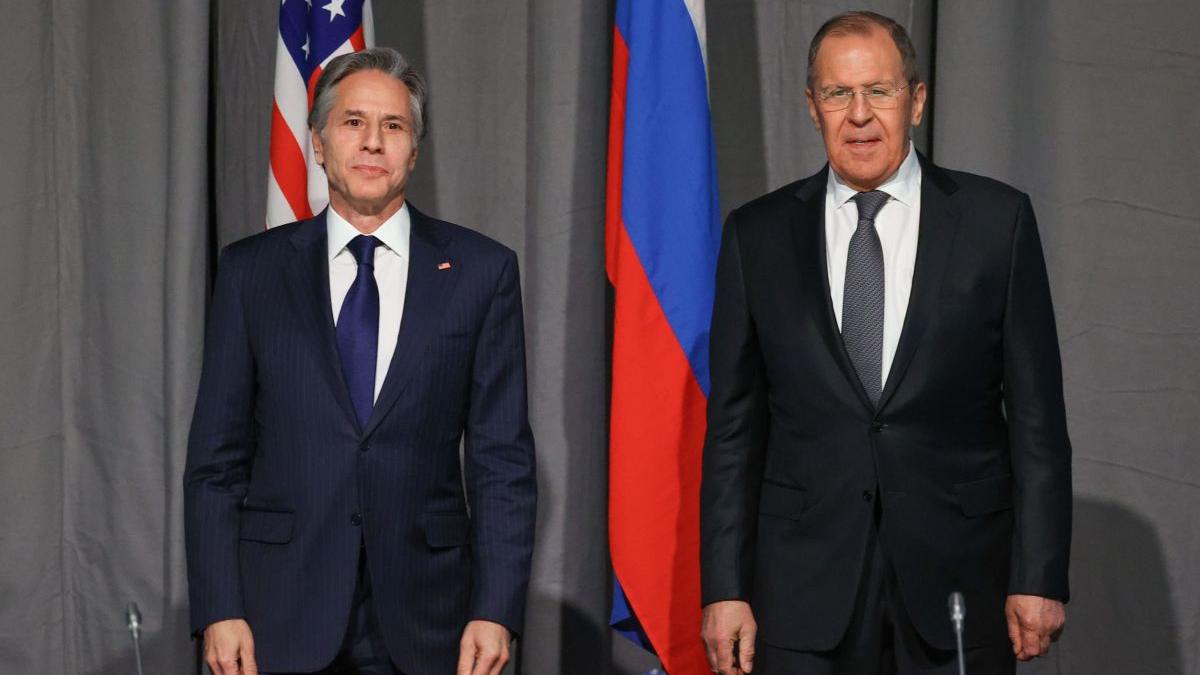 Lavrov si Blinken la reuniunea Consiliului Ministrilor de Externe OSCE de la Stockholm, 2 decembrie 2021