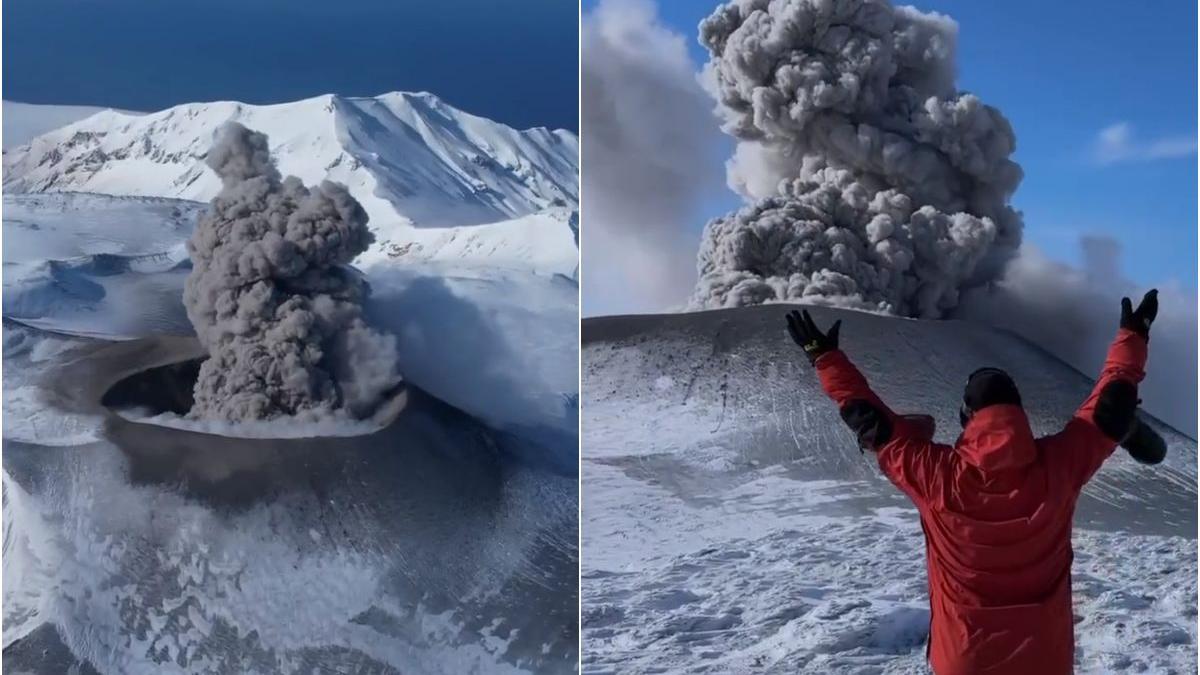 eruptie vulcan ebeko rusia