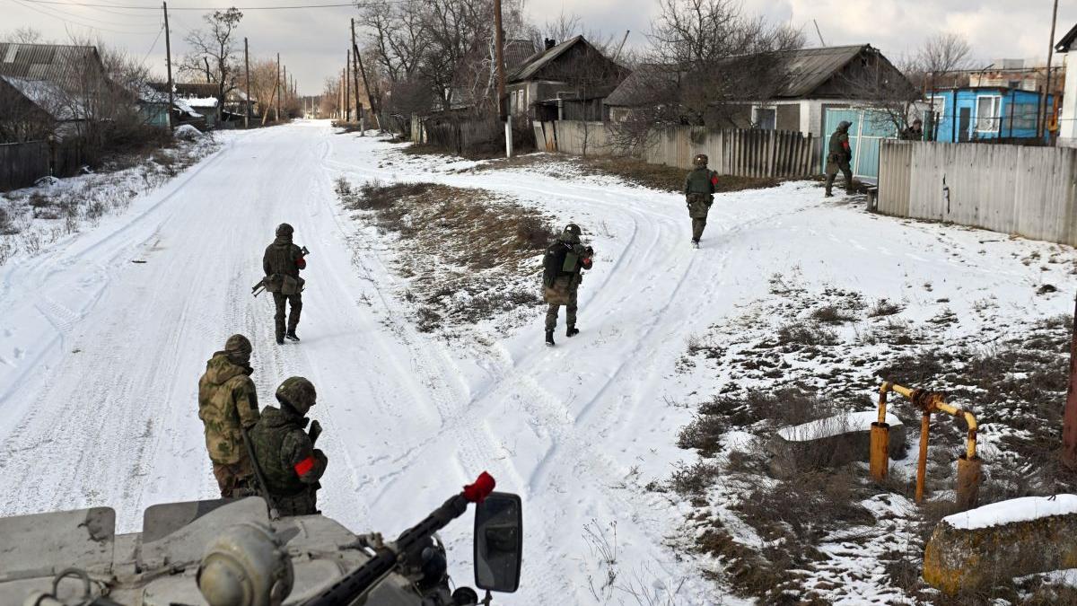 FSB si Rosgvardia in Lugansk, februarie 2023