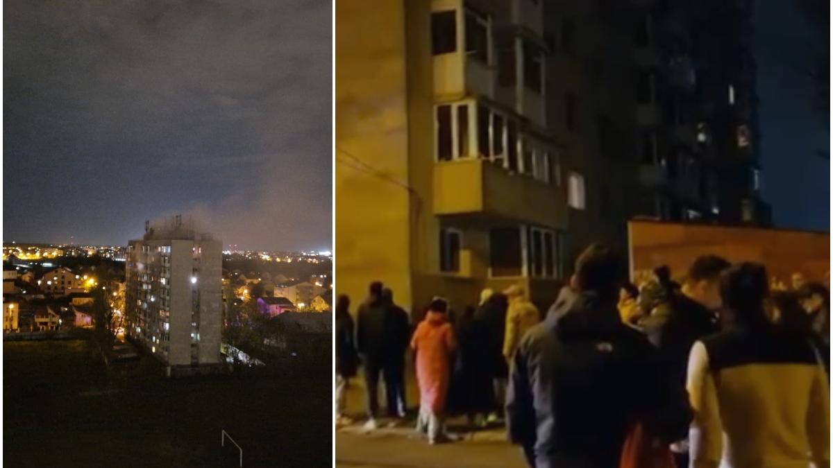 incendiu cu mari degajari de fum la un aparzament din sectorul 1 bucuresti locatari evacuati