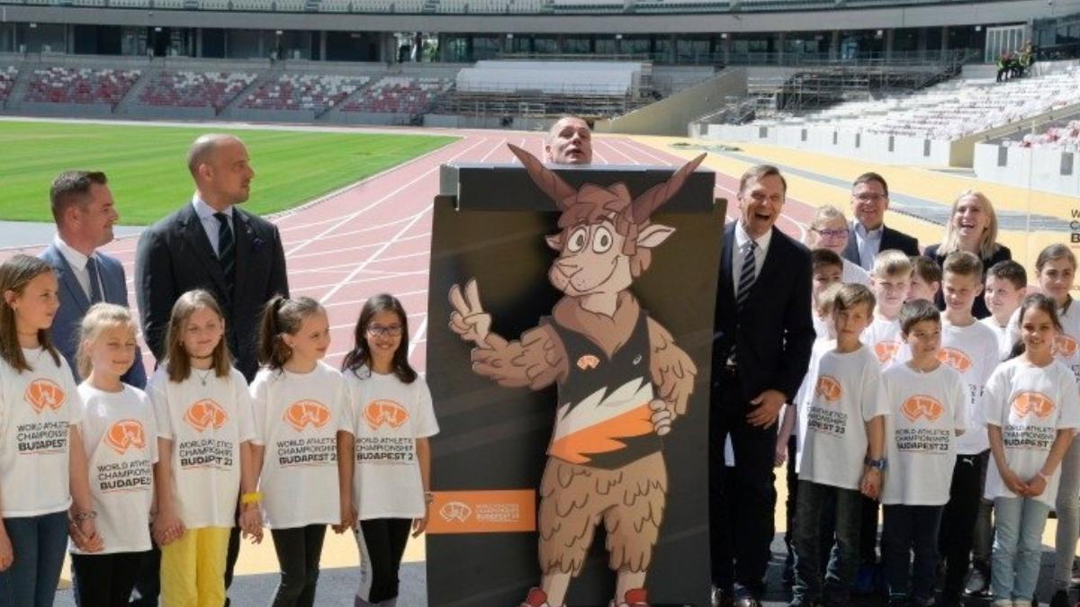 ea este oaia youhuu mascota campionatului mondial de atletism de la budapesta