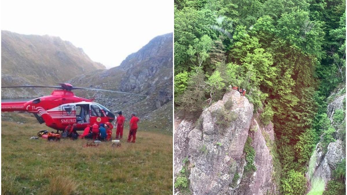 doi turisti olandezi blocati de luni seara pe un perete in valea lui stan