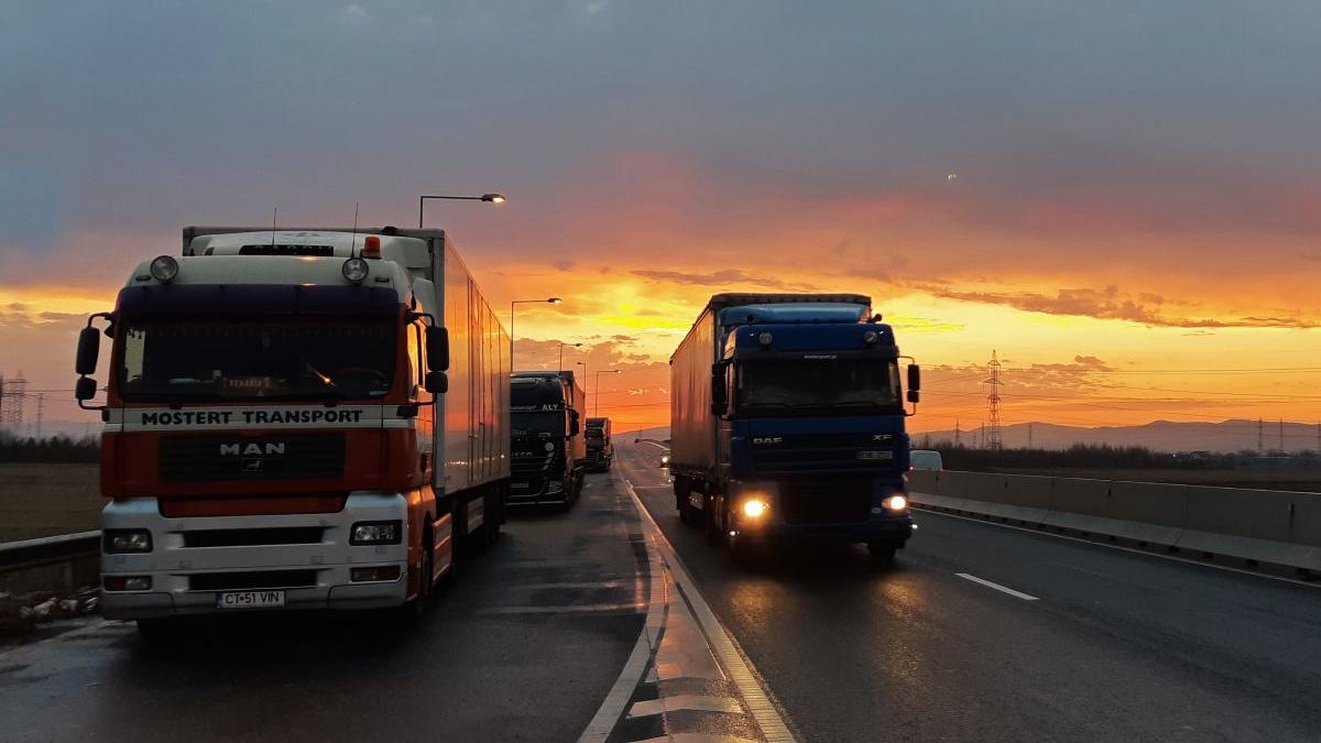 camioane autostrada