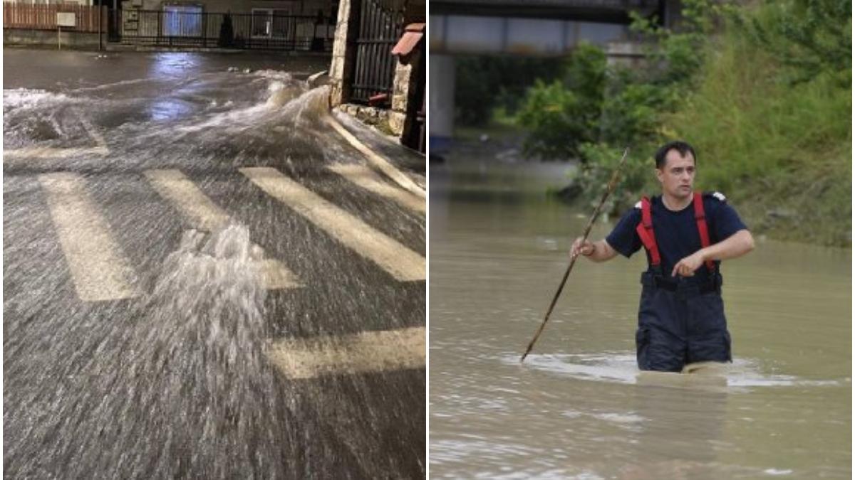 alerta hidrologica cod portocaliu de inundatii pana la miezul noptii in patru judete din tara