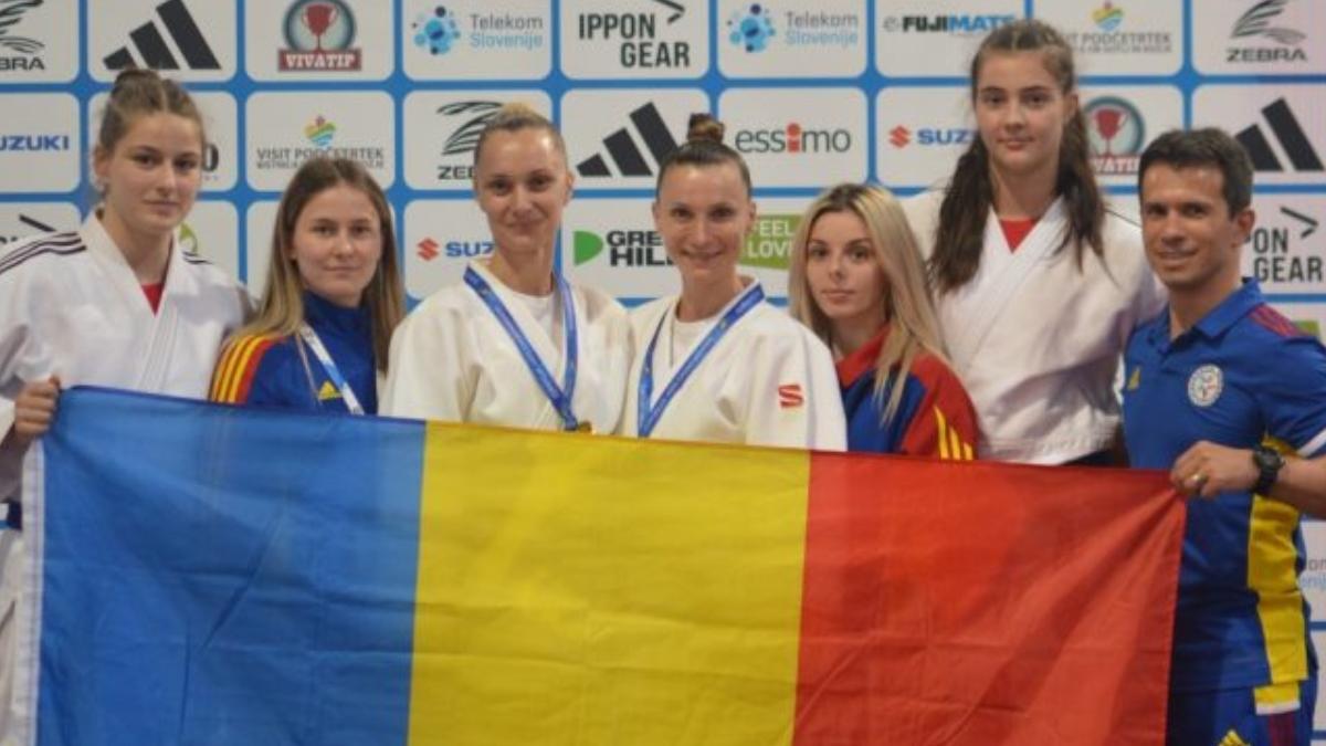 alina zaharia si alina cheru medaliate cu aur la campionatele europene de judo