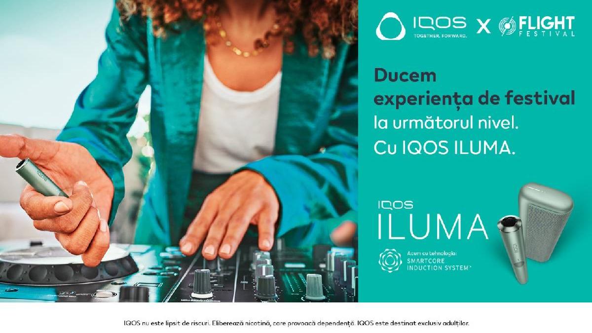 iluma cel mai inovator produs iqos in exclusivitate la flight festival in timisoara 16 18 iunie