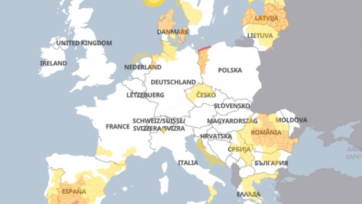 alerta meteo canicula cod rosu cod portocaliu spania portugalia