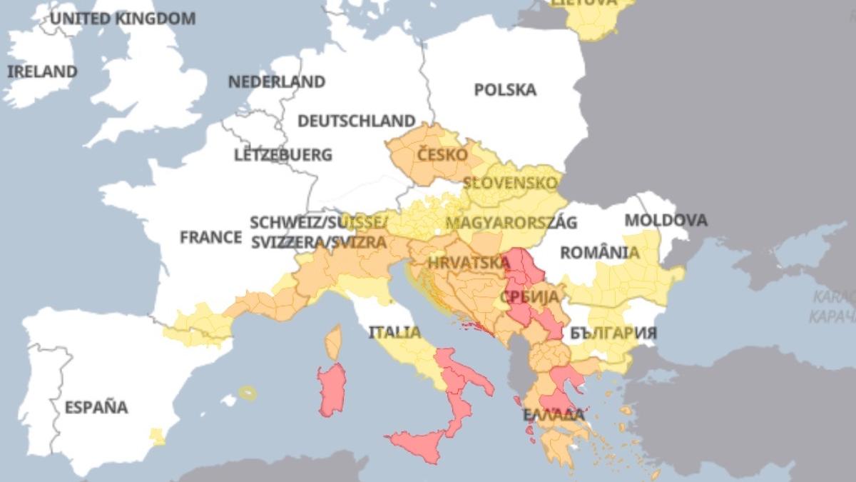 alerte meteo europa 21 iulie 2023