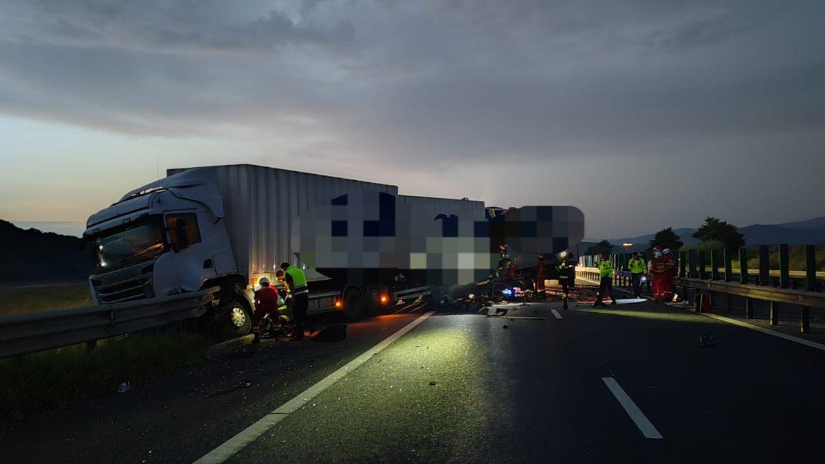 accident a1 sibiu tir