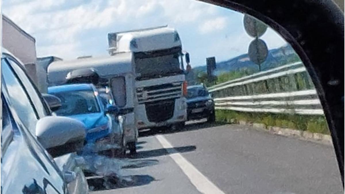 sofer tir banda urgenta autostrada 