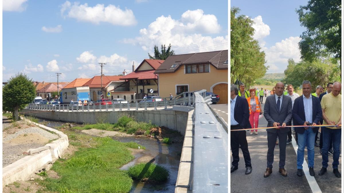 "Drumul de sub Munte" a fost inaugurat! Va contribui la fluidizarea traficului din zona DN1 Sibiu – Brașov