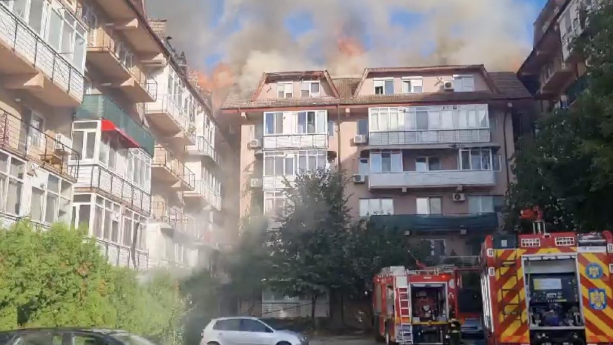 incendiu bloc craiova 7 septembrie 2023