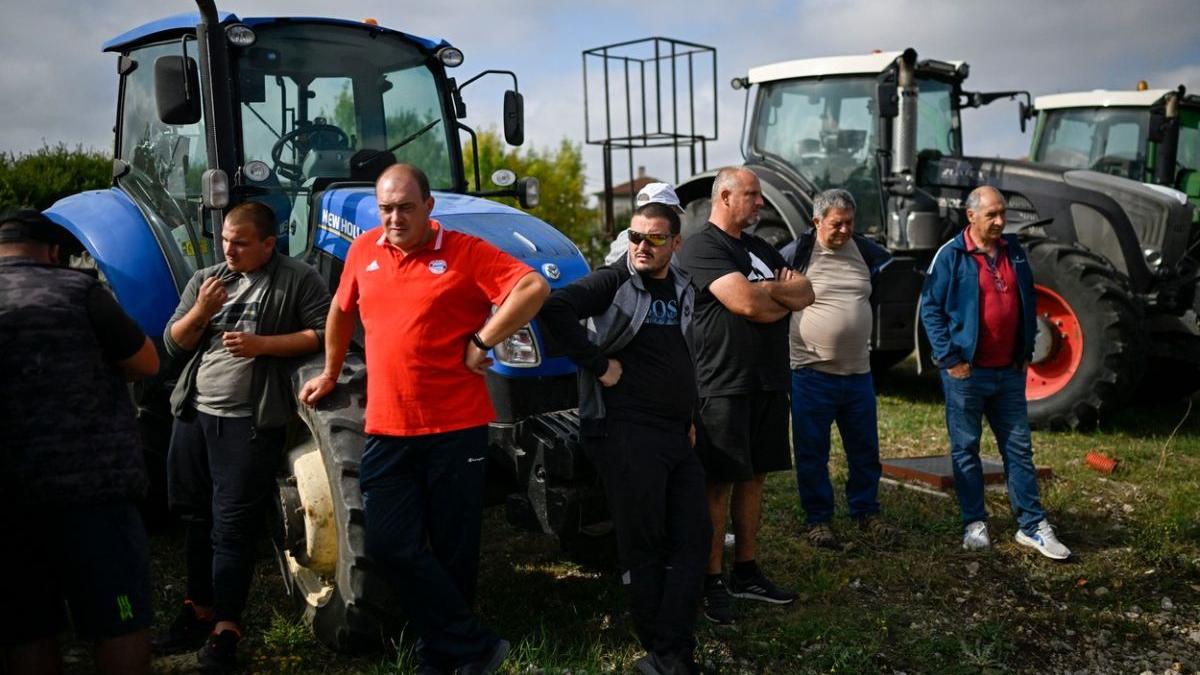 Dragoman Bulgaria fermieri protest