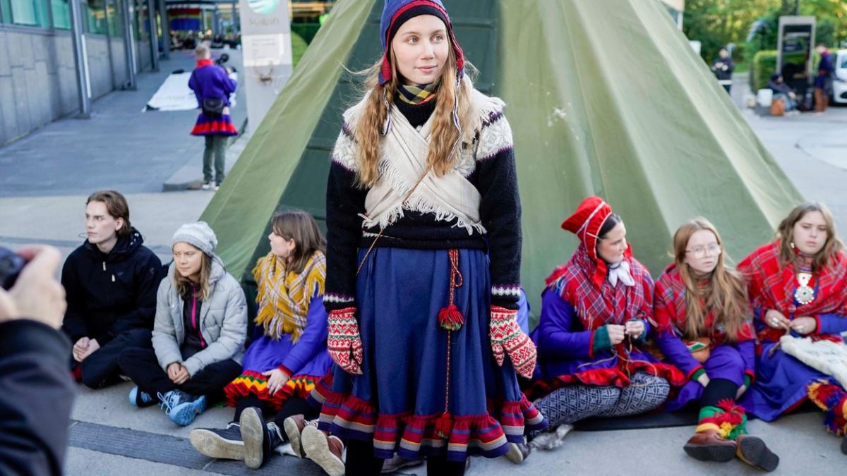 Greta Thunberg turbine eoliene ilegale Norvegia